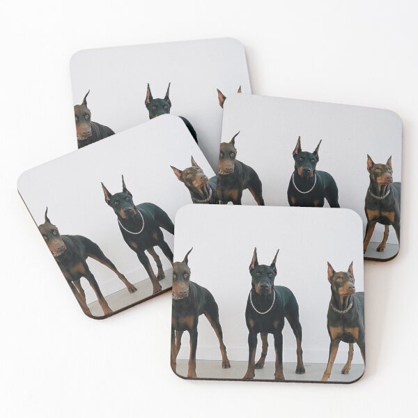 Item preview, THE THREE DOBERMEN designed and sold by moodbubble.