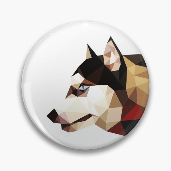 Item preview, Low Polygon Husky designed and sold by DaeCreatives.