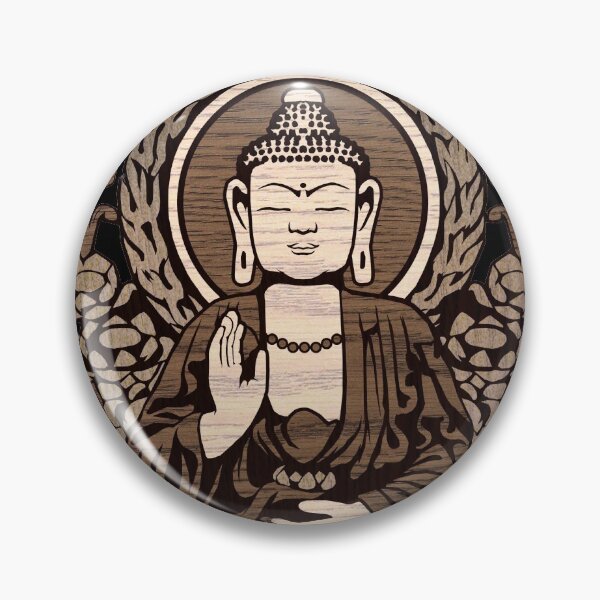 Artikelvorschau, Siddhartha Gautama Buddha Holzmaserung entworfen und verkauft von GrizzlyGaz.