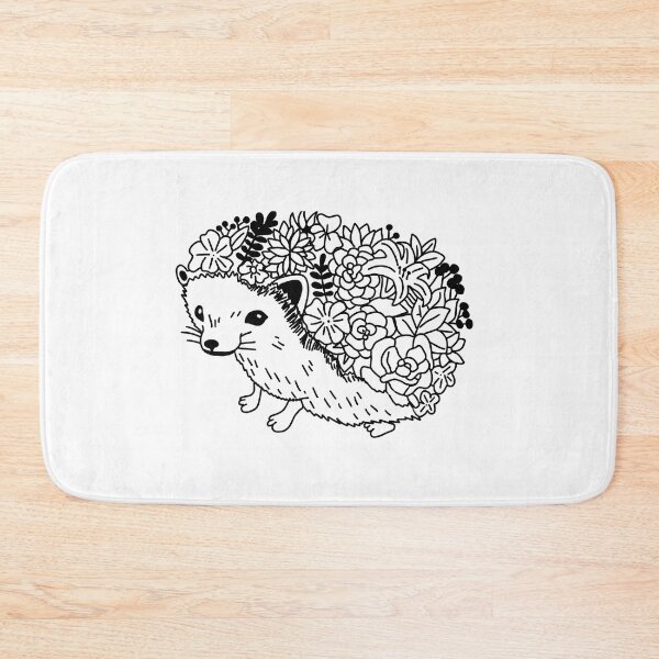 Item preview, Super cute and trendy flower hedgehog design! designed and sold by Sophie0854.
