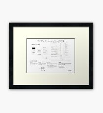 Mach-O 101 an OS X executable walkthrough (32b, old format) Framed Print