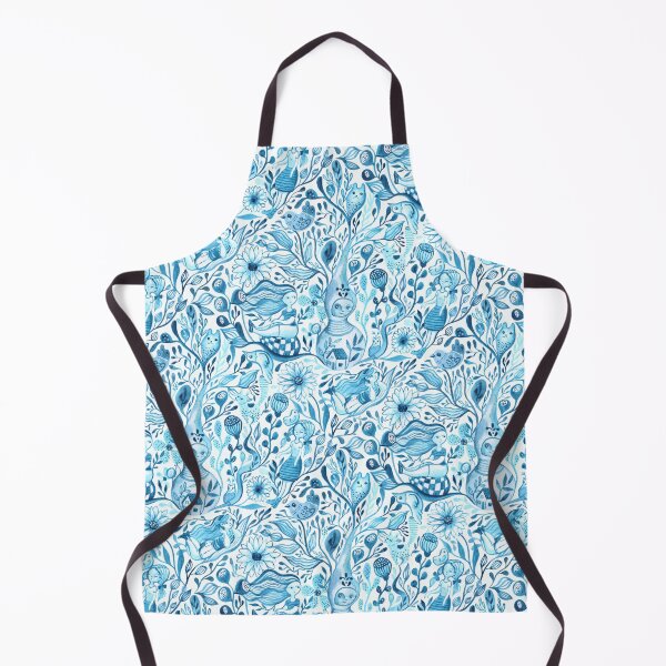 Item preview, blue Whimsical Tile designed and sold by Gaia Marfurt.