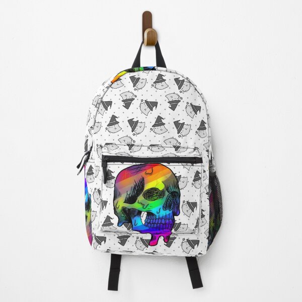 Item preview, rainbow melting skull designed and sold by lmnopcreations.