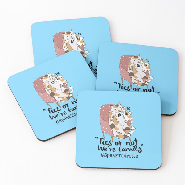 Item preview, Tics Or Not We’re Family, Cat Family, - Tourette Syndrome Awareness , Tourettes designed and sold by MJDezigns.