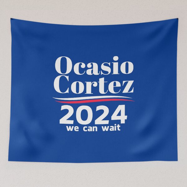 Item preview, OCA Alexandria Ocasio-Cortez 2024 We Can Wait #1 designed and sold by SalahBlt.