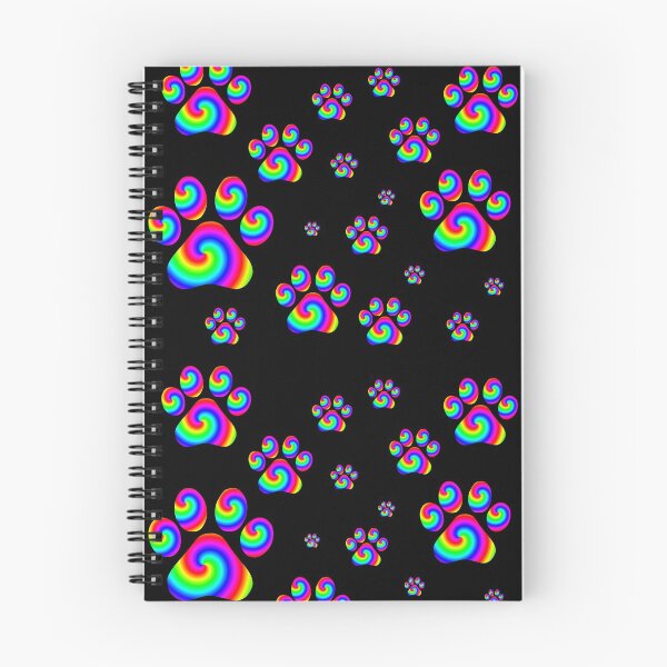 Item preview, Rainbow Swirly Pawprint Pattern  designed and sold by Deborah Camp.