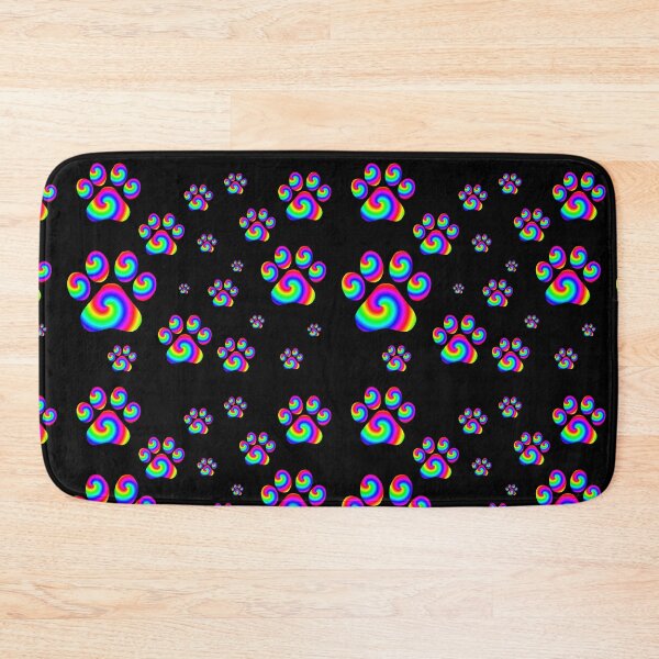 Item preview, Rainbow Swirly Pawprint Pattern  designed and sold by Deborah Camp.