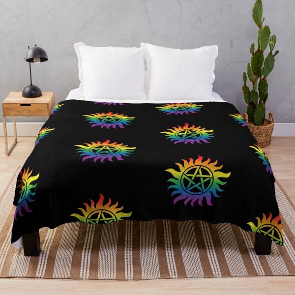 Item preview, Supernatural Anti Posession Symbol - LGBT Flag designed and sold by umi ♡.
