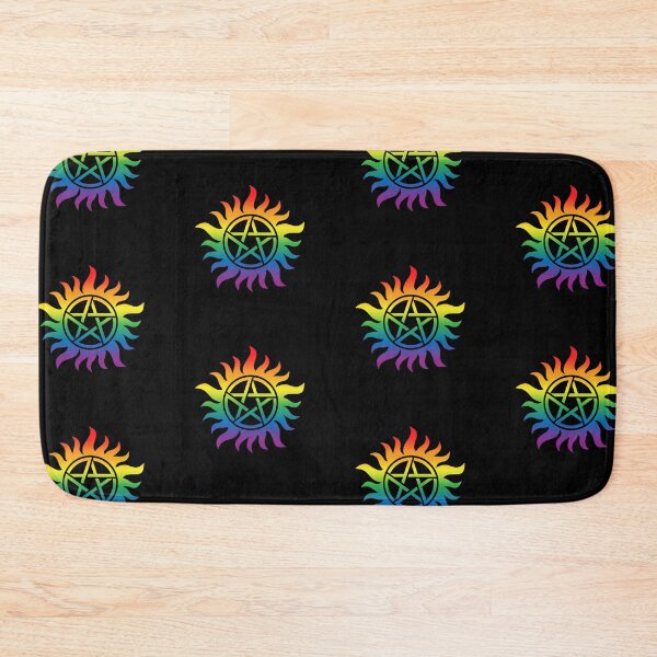 Item preview, Supernatural Anti Posession Symbol - LGBT Flag designed and sold by umi ♡.