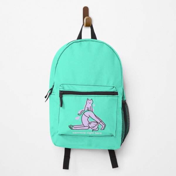 Item preview, Namaste Right Here (cat) designed and sold by Ashley Dennis.