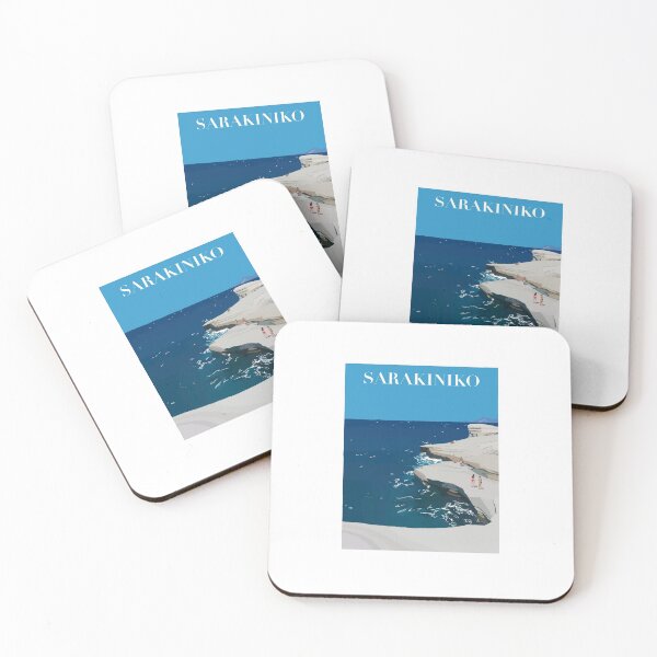Item preview, Sarakiniko Beach designed and sold by elstravelposter.