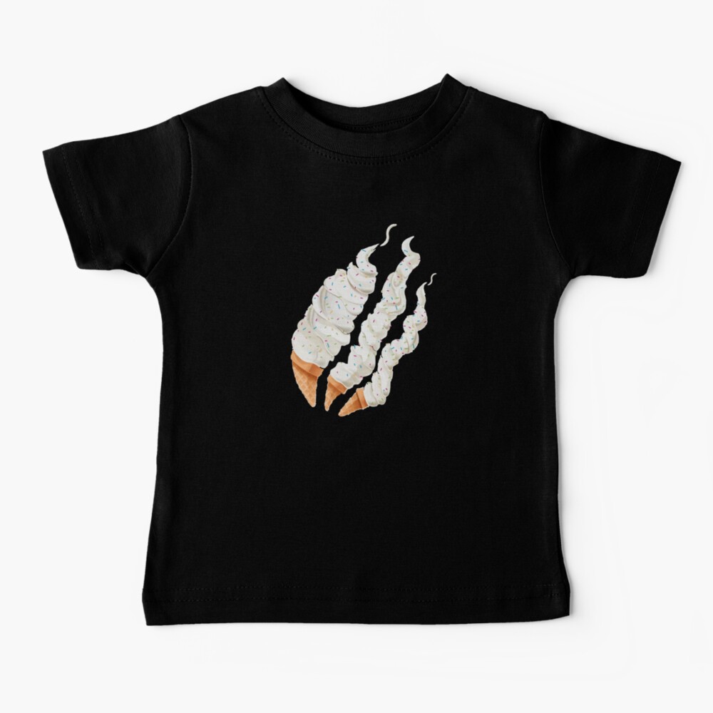 Prestonplayz Ice Cream Baby T Shirt By Xxmerch Redbubble - fire and ice shirt roblox