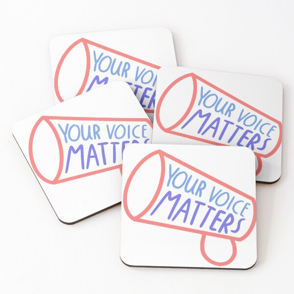 Item preview, Your Voice Matters designed and sold by Theatric Prints.
