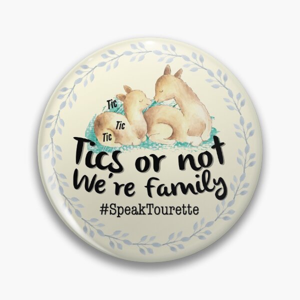Item preview, Tics Or Not We’re Family, Lama - Tourette Syndrome Awareness , Tourettes designed and sold by MJDezigns.
