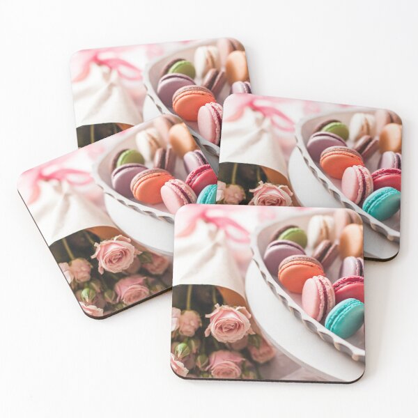 Item preview, French Macaroons & Pink Roses designed and sold by newburyboutique.