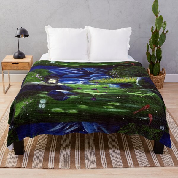Item preview, Acrylic Painting: Secret Koi Pond designed and sold by Dino & Panda Studios.