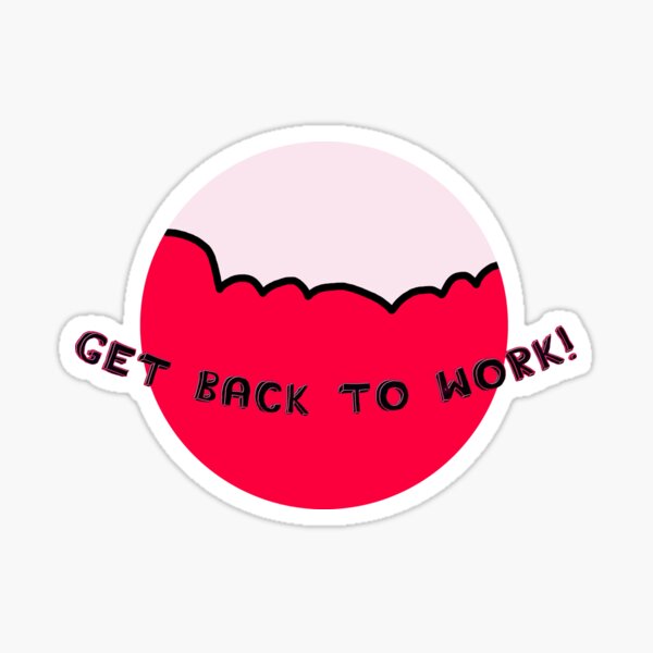 Item preview, Regular Show | Benson | Get Back To Work Catchphrase designed and sold by CodeRedCody.