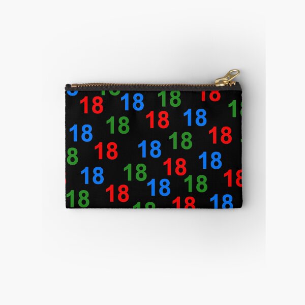 Item preview, colorful number design 18 give designed and sold by Kirei-Lily.