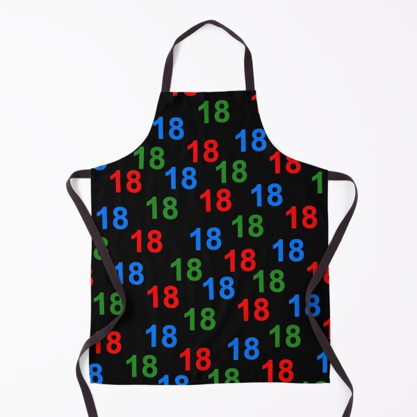 Item preview, colorful number design 18 give designed and sold by Kirei-Lily.