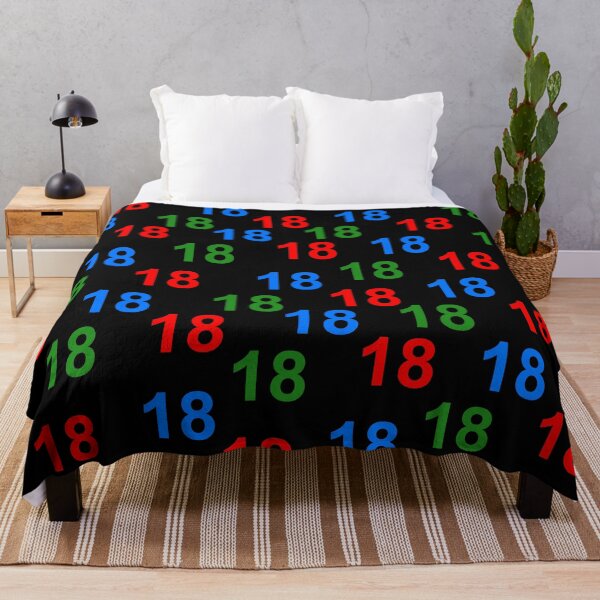 Item preview, colorful number design 18 give designed and sold by Kirei-Lily.