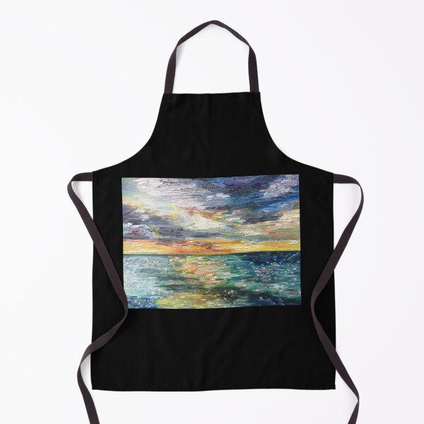 Item preview, Colourful stormy sunset seascape designed and sold by Merlinsmates.