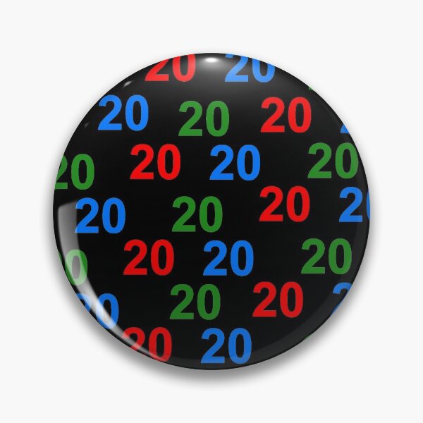 Item preview, colorful number pattern 20 gift designed and sold by Kirei-Lily.
