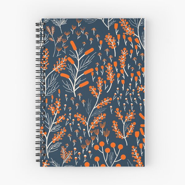 Item preview, Orange Flowers Pattern designed and sold by space-kitten.