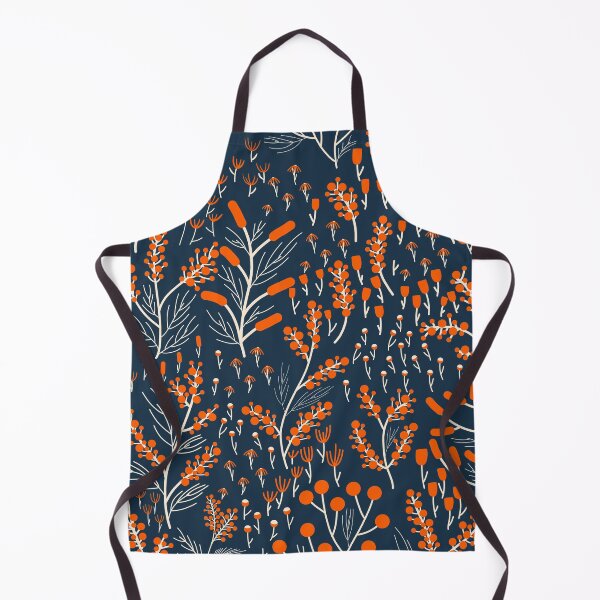 Item preview, Orange Flowers Pattern designed and sold by space-kitten.