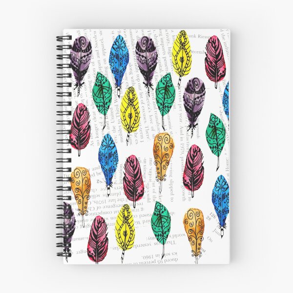 Item preview, Colorful Feather withText Background designed and sold by missmann.