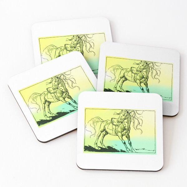 Item preview, The Wishing Horse of Oz (Blue, Yellow & Green) designed and sold by johndhalsted.