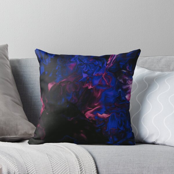 Item preview, blue and pink with black background pattern designed and sold by Badi46.