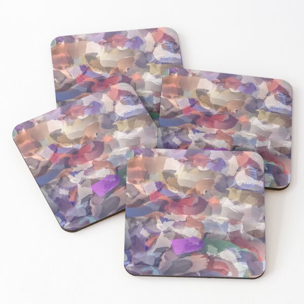 Item preview, splash brush painting texture abstract background in purple blue brown designed and sold by Mrvell.