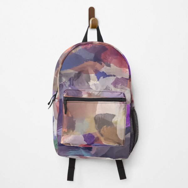 Item preview, splash brush painting texture abstract background in purple blue brown designed and sold by Mrvell.