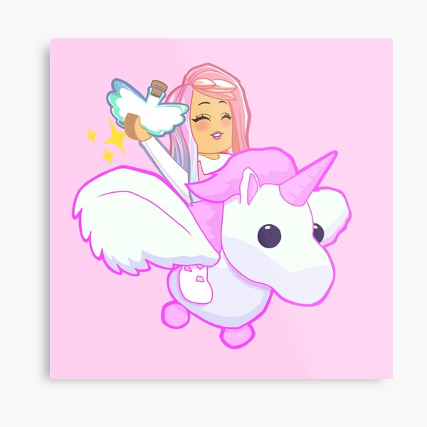 Karinaomg Metal Prints Redbubble - gamergirl roblox tycoons new unicorn