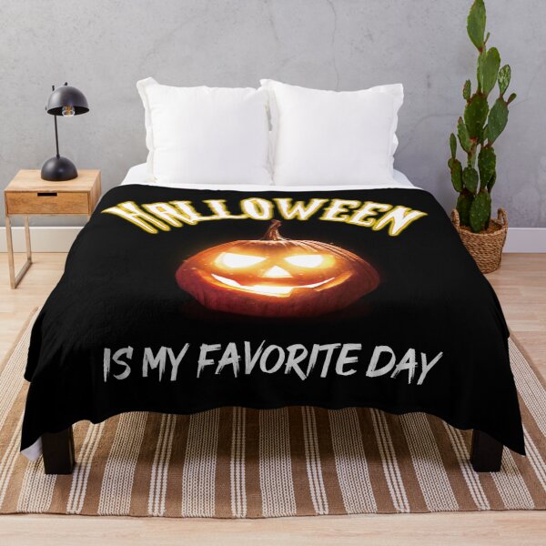 Item preview, Halloween is my favorite day t-shirt designed and sold by TopDesignArt.