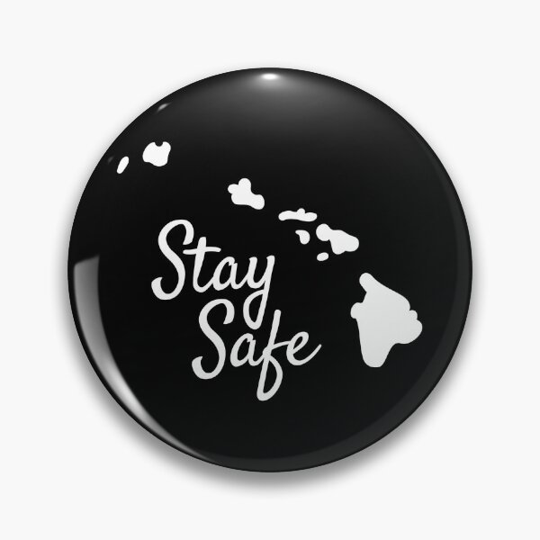 Item preview, Stay Safe Hawaii - State Map Mask designed and sold by aheartin2places.