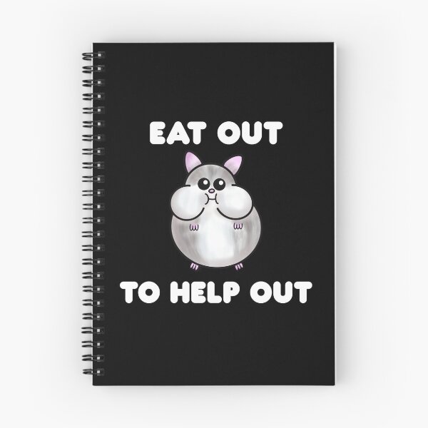 Item preview, Eat Out to Help Out, Chubby Hamster designed and sold by Funful.