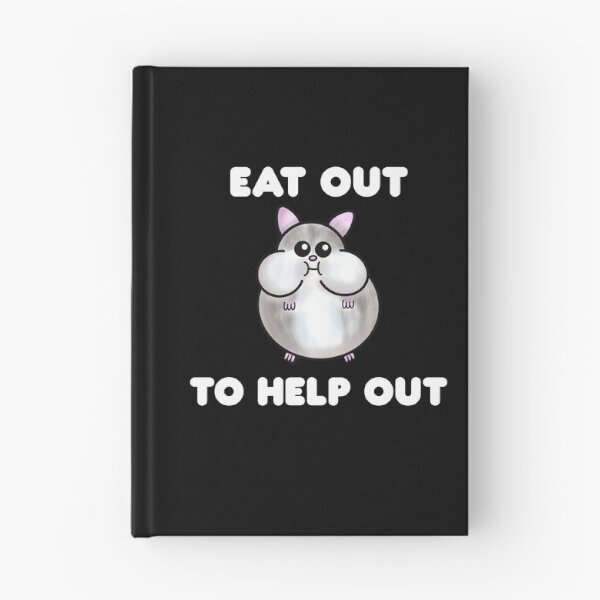 Item preview, Eat Out to Help Out, Chubby Hamster designed and sold by Funful.