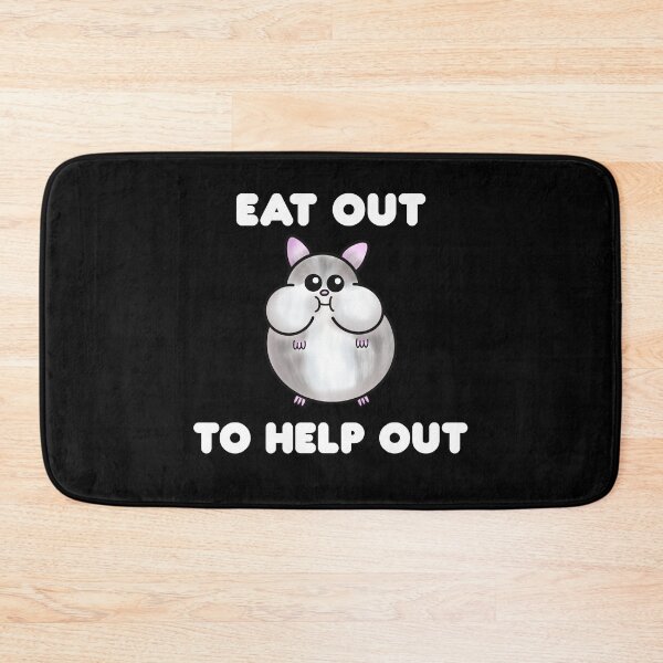 Item preview, Eat Out to Help Out, Chubby Hamster designed and sold by Funful.