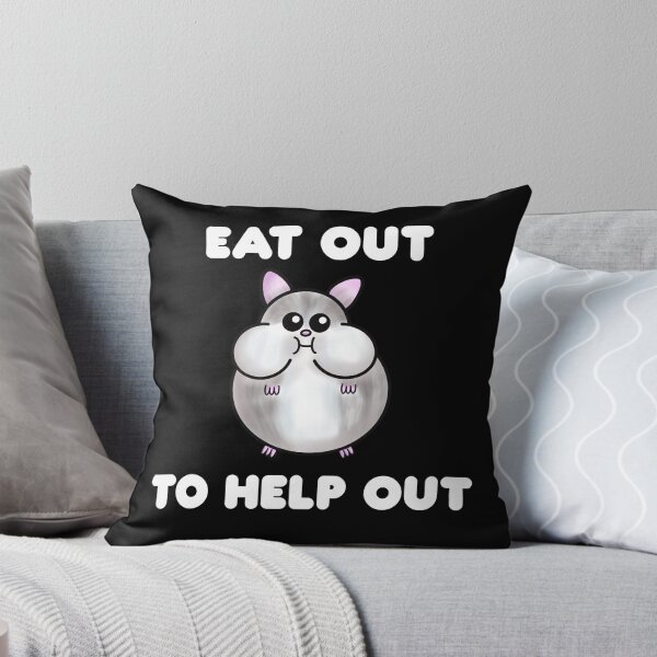 Item preview, Eat Out to Help Out, Chubby Hamster designed and sold by Funful.