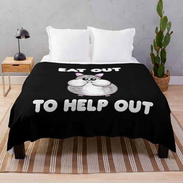 Item preview, Eat Out to Help Out, Chubby Hamster designed and sold by Funful.