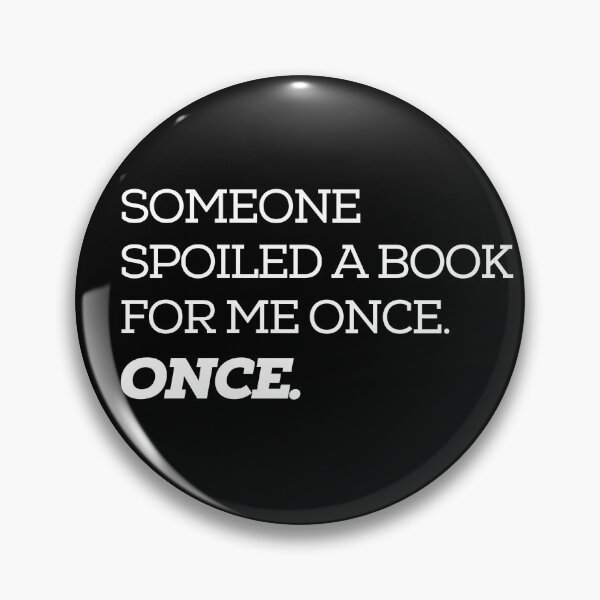 Item preview, Book Spoilers designed and sold by Fantology.