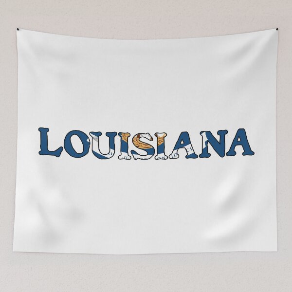 Item preview, Louisiana Flag Word designed and sold by BL3Designco.
