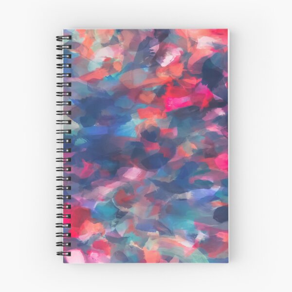 Item preview, splash painting texture abstract background in red pink blue designed and sold by Mrvell.