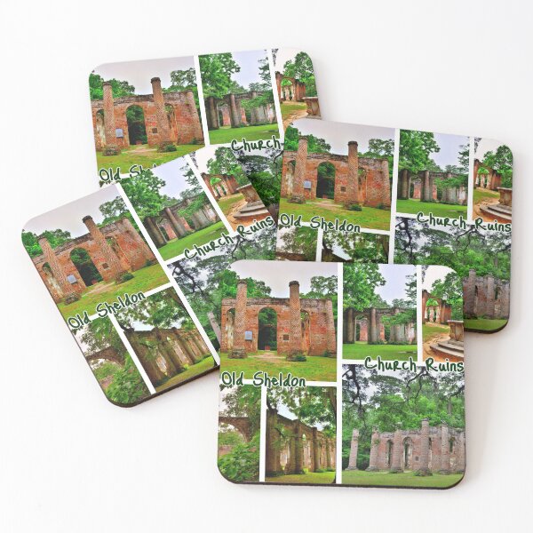 Item preview, Old Sheldon Church Ruins Collage designed and sold by LisaWootenPhoto.