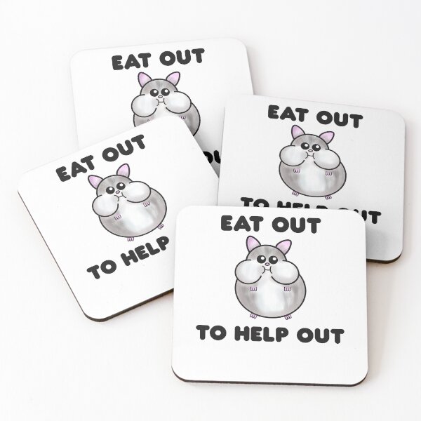 Item preview, Eat Out to Help Out, Chubby Hamster designed and sold by Funful.