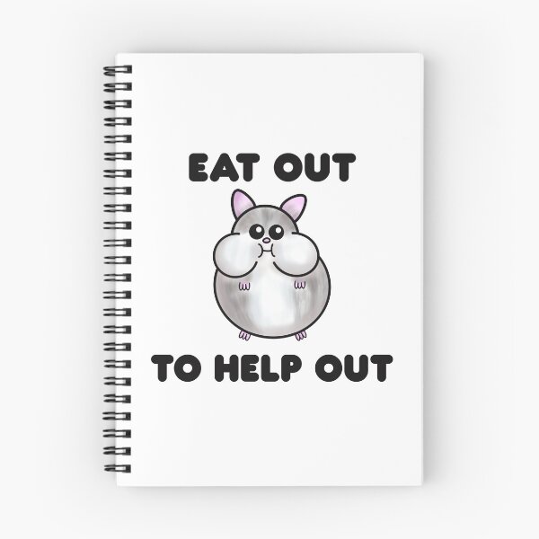 Item preview, Eat Out to Help Out, Chubby Hamster designed and sold by Funful.