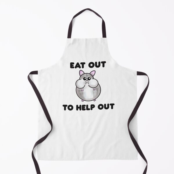 Item preview, Eat Out to Help Out, Chubby Hamster designed and sold by Funful.