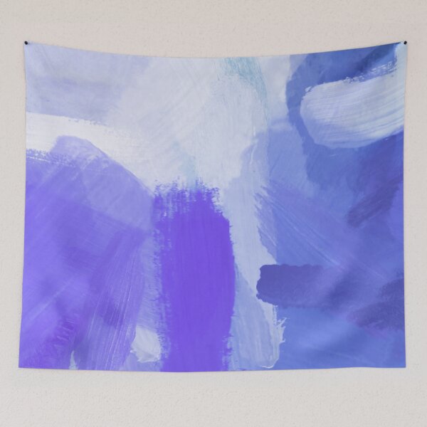 Item preview, splash painting texture abstract background in blue and purple designed and sold by Mrvell.