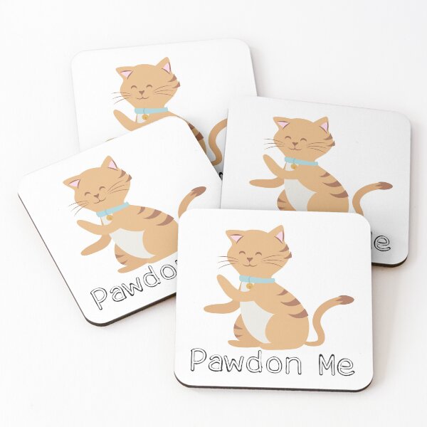Item preview, Pawdon Me | Funny Cat Design designed and sold by Spektre-Co.